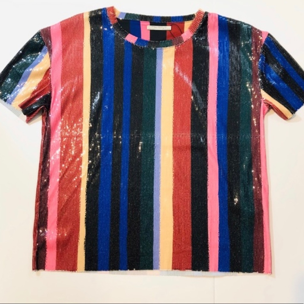 Zara Trafaluc Sequin Tee